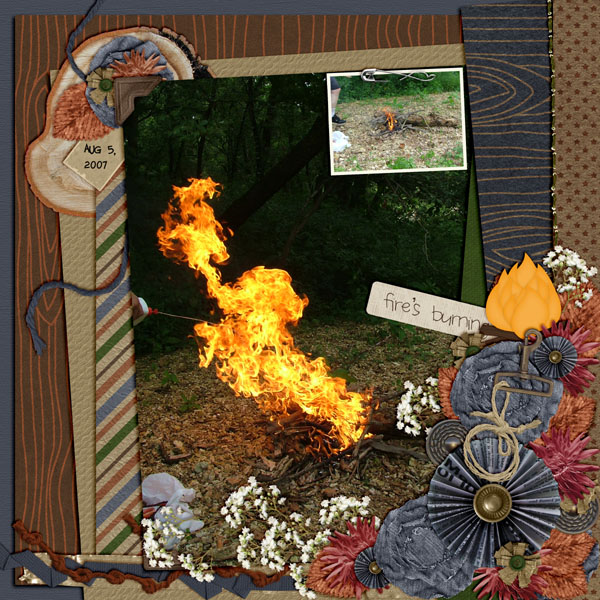 fires burning