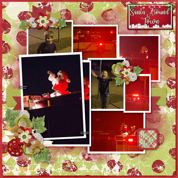 Firetruck Santa