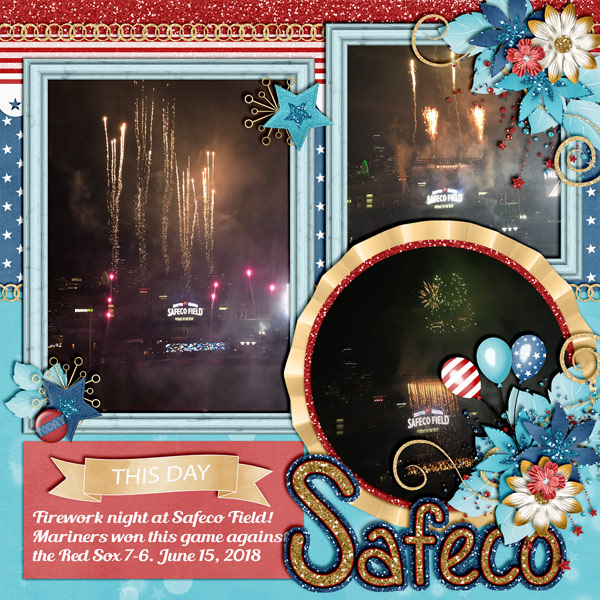 Firework Night at Safeco