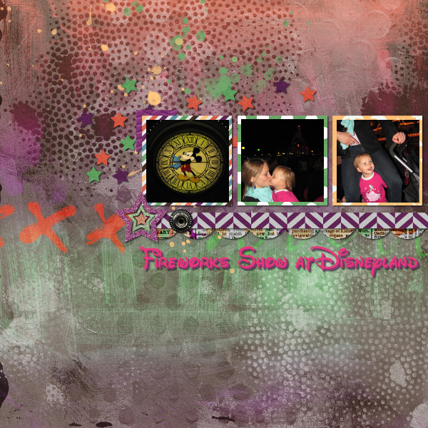 Fireworks at Disneyland A