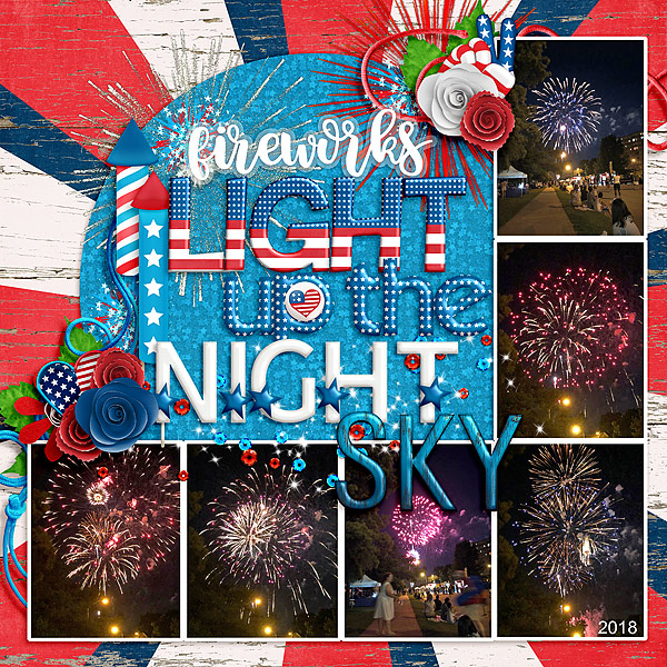 Fireworks Light Up The Night Sky