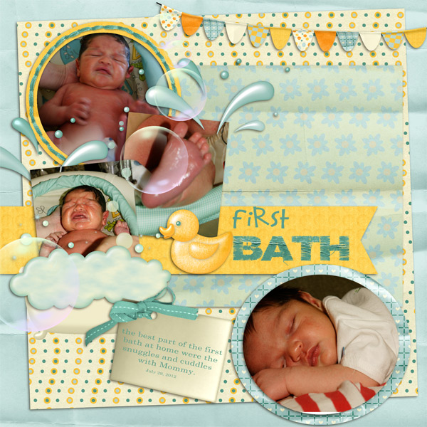 First bath