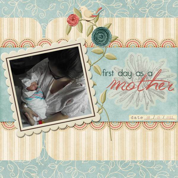 first day as a mother