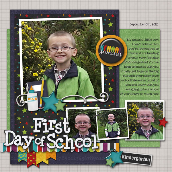 First Day Kindergarten
