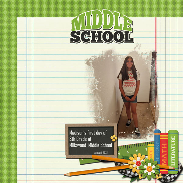 First Day of Eighth Grade