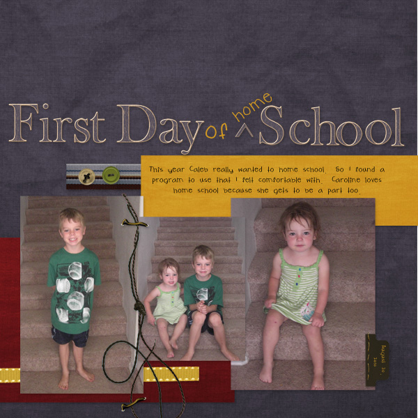 First day of Home School