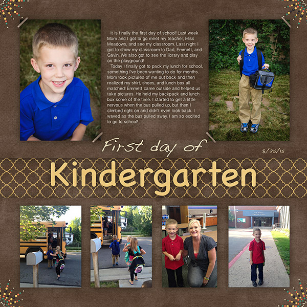 First day of Kindergarten
