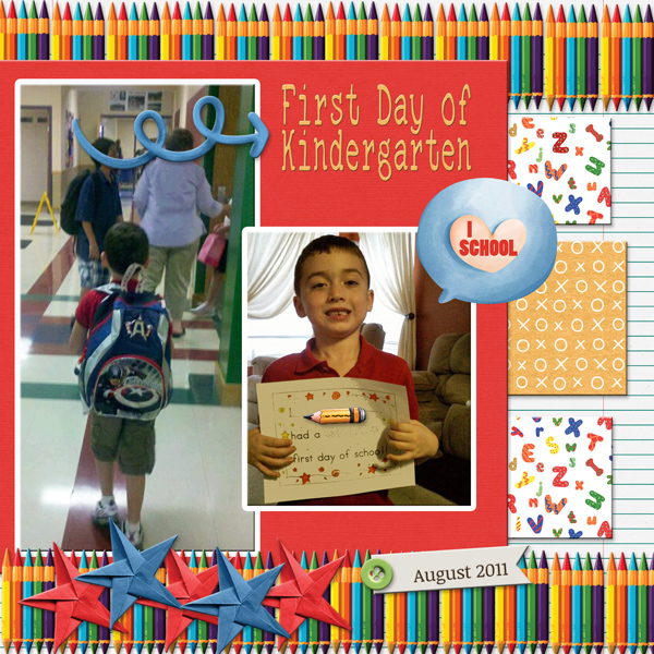 First Day of Kindergarten