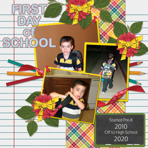 FIRST DAY of SCHOOL