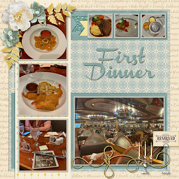 First Dinner 23