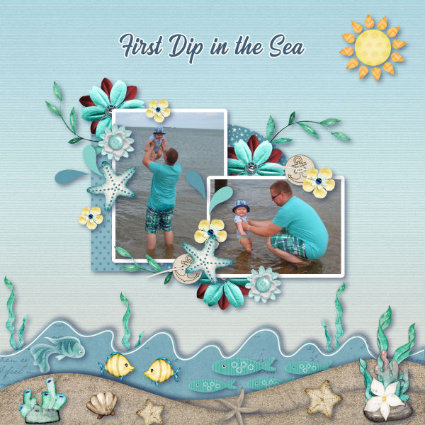 First Dip in the Sea