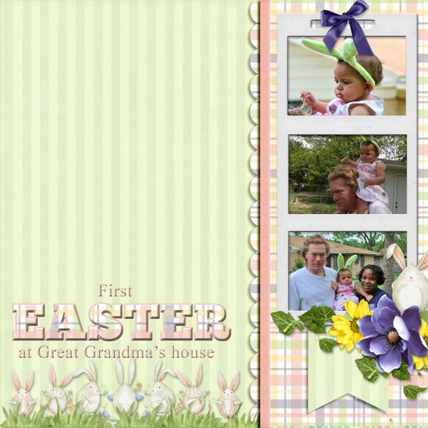 First EASTER at Great Grandma