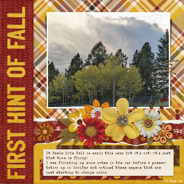 First Hint of Fall