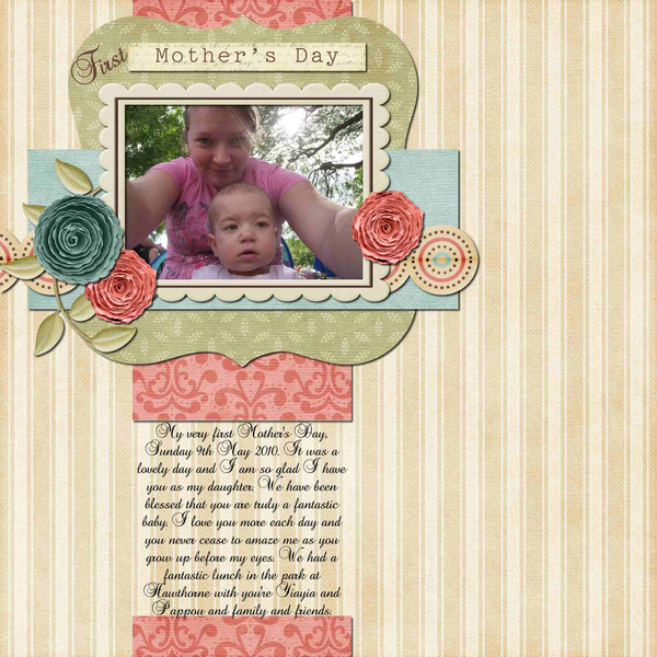First Mother's Day - May 2012 Mini Kit Challenge