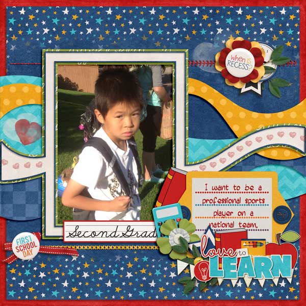First School Day - Second Grade