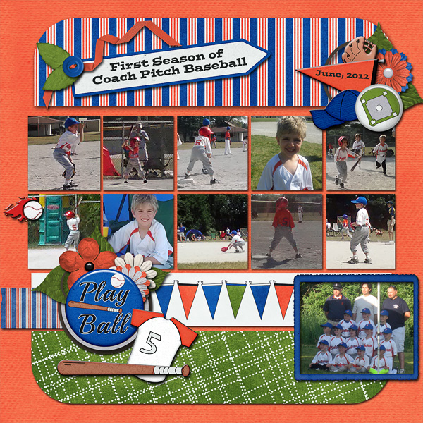 First Season of Coach Pitch Baseball