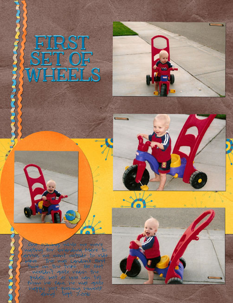 First Set of Wheels