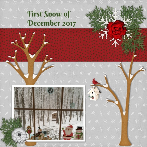 First Snow - December 2017 Color Challenge