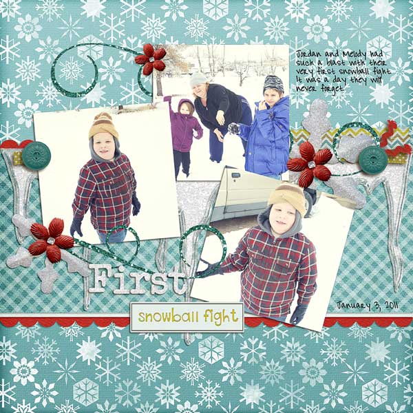 First Snowball Fight