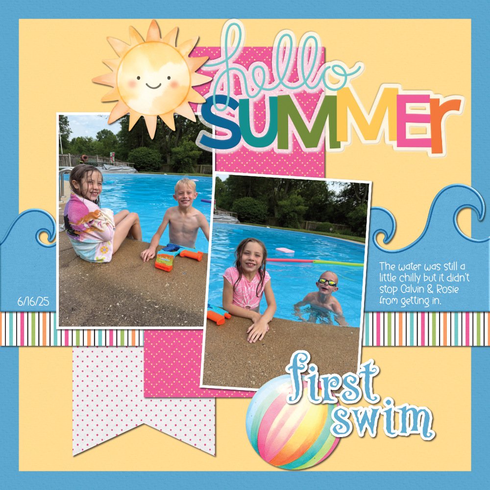 First Swim 6-16-25