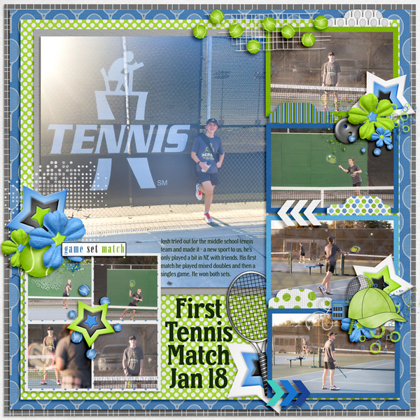 First Tennis Match