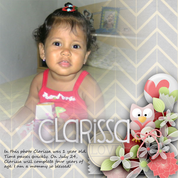 First year of Clarissa