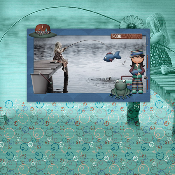 Fishing girl