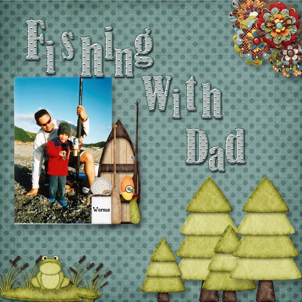 Fishing with dad