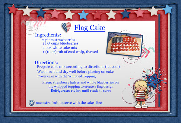 Flag Cake