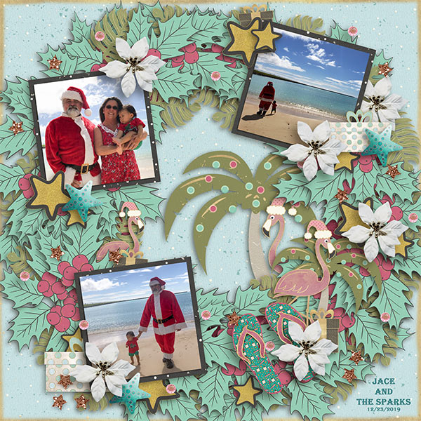 Flamazing Christmas Kit and Template