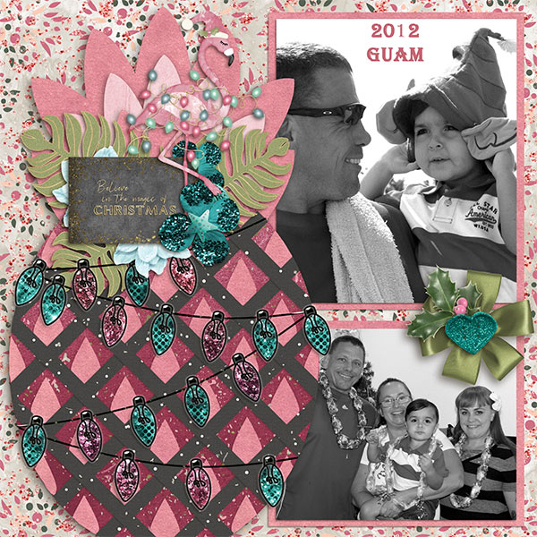 Flamazing Christmas Kit and Template