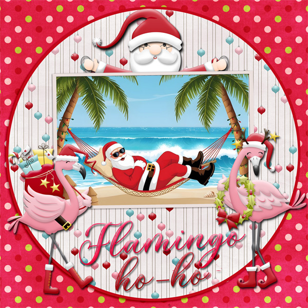 Flamingo Ho Ho Ho