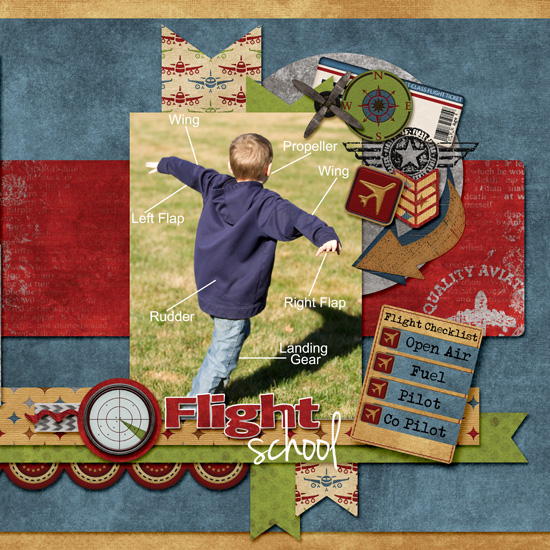 Flight School Right Page