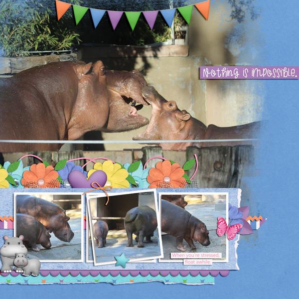 float awhile little hippo
