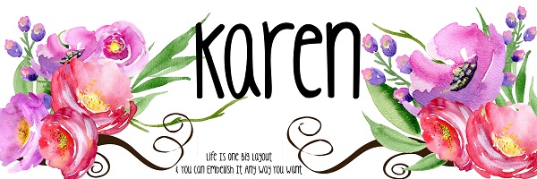 Floral Name Plate
