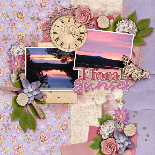 Floral-sunset