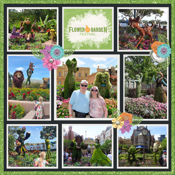 Flower and Garden topiaries