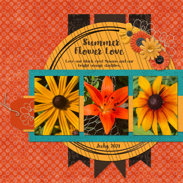 Flower Love: August Color Challenge