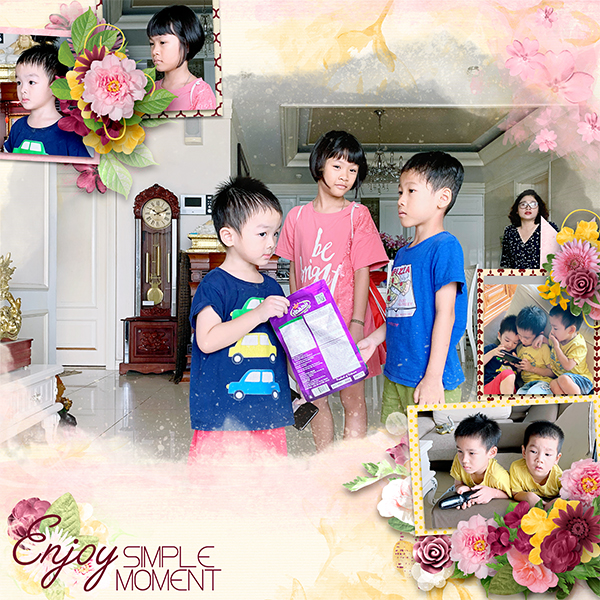Flowered moment