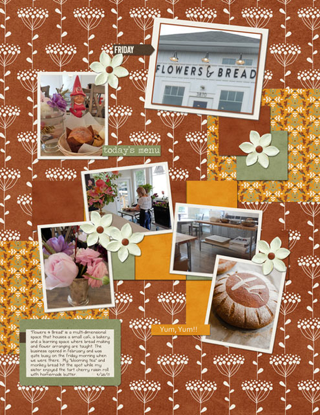 Flowers + Bread