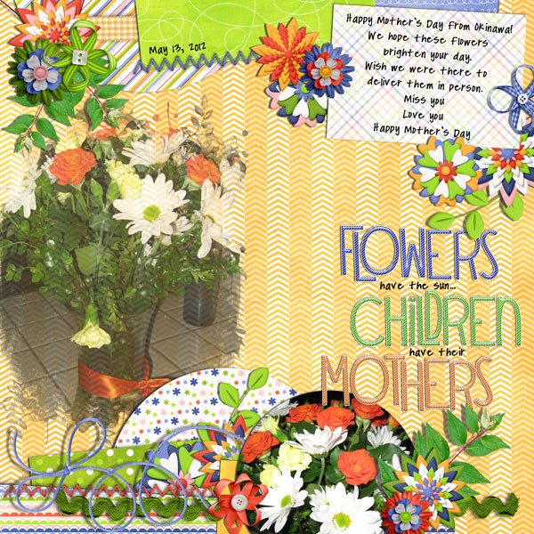 flowers children and mothers