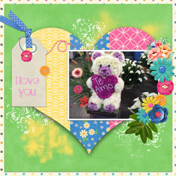 Flowers teddy