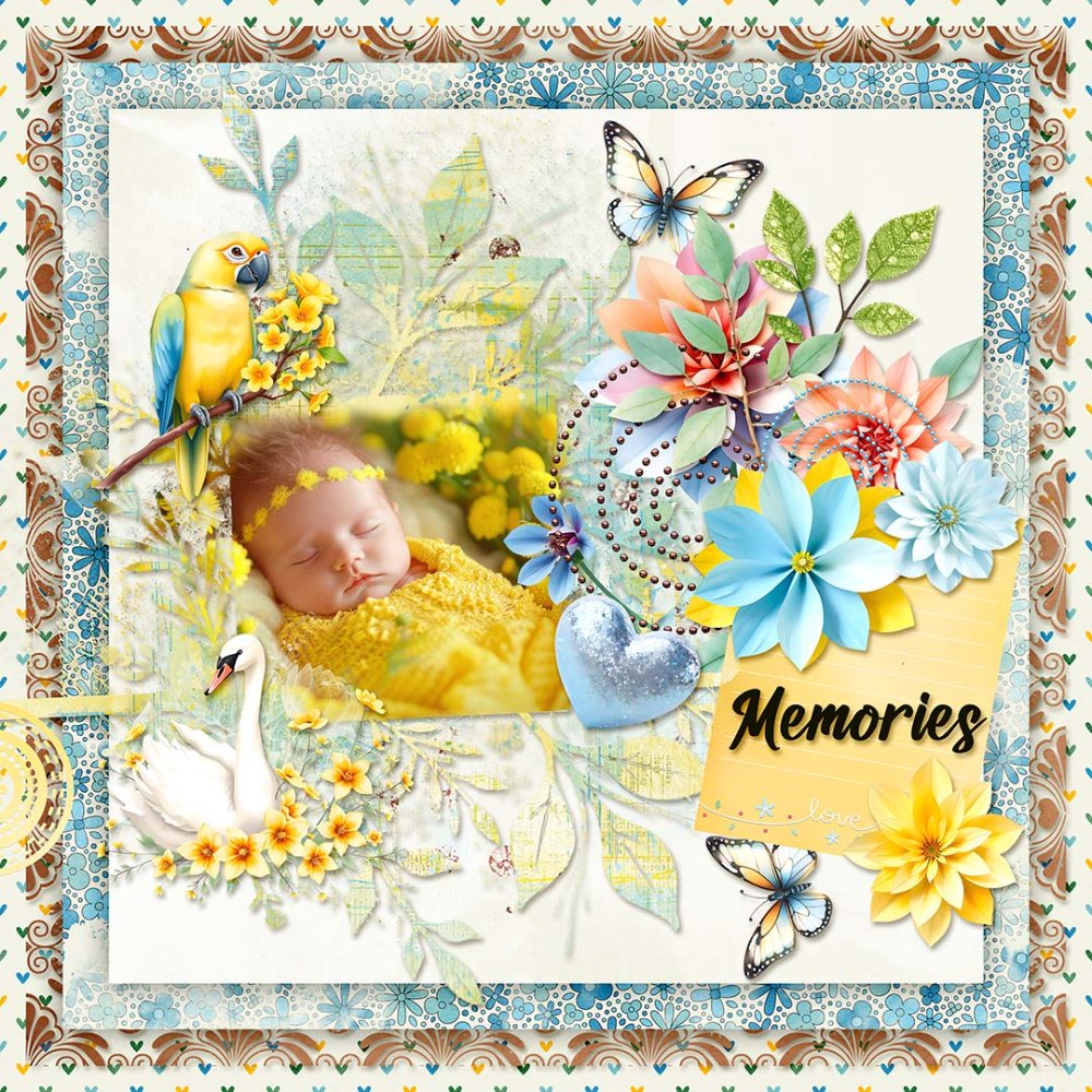 Fluttering Moments By Cutie Pie Scraps
