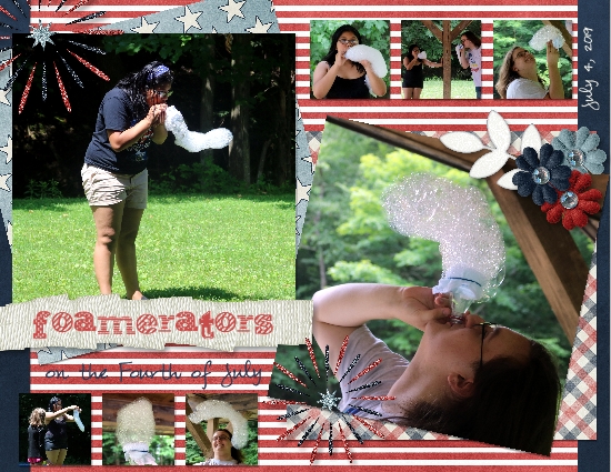 Foamerators on the Fourth of July