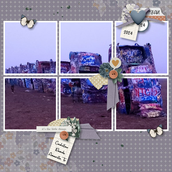 Foggy Cadillac Ranch