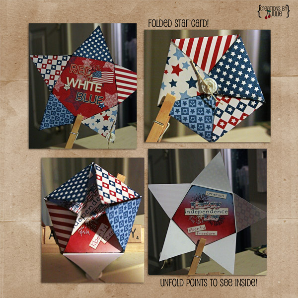 Folded Star Card