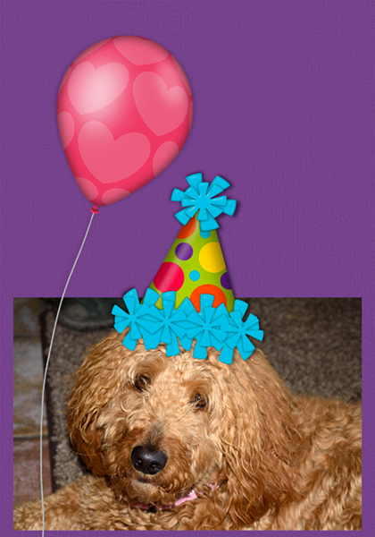 Font Challenge - Grand Hotel -Randy Birthday card