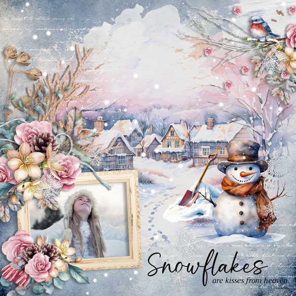 Footprints in the snow