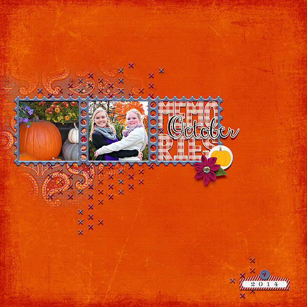 For the October Word Art challenge