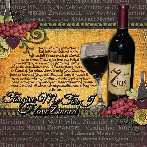 Forgive Me For I Have Zinned